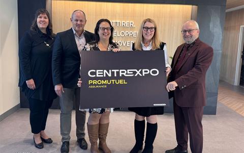 L'équipe du partenariat Centrexpo Drummondville et Promutuel