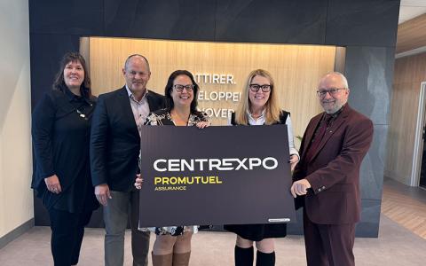 L'équipe du partenariat Centrexpo Drummondville et Promutuel