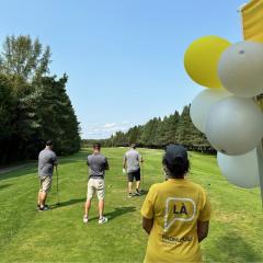 LÀ au tournoi de golf organisé par Bourgeois Chevrolet